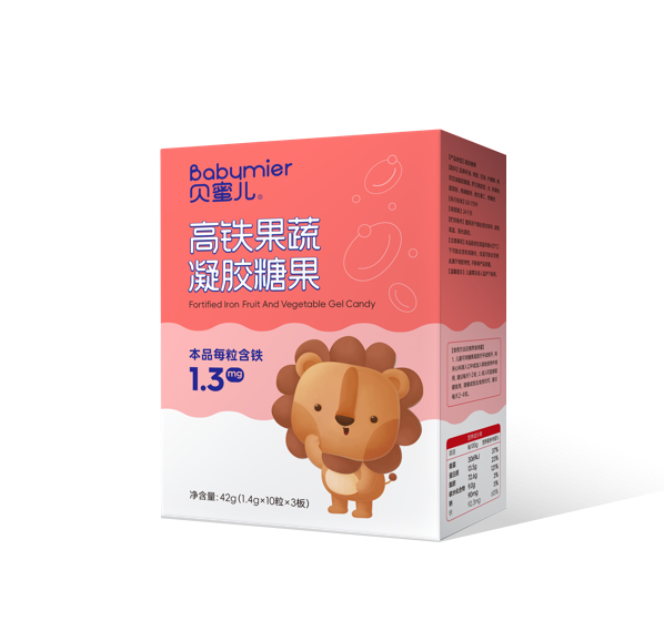 高鐵果蔬凝膠糖果